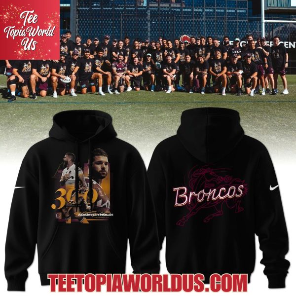 Brisbane Broncos Adam Reynolds 300 Games T-Shirt, Hoodie