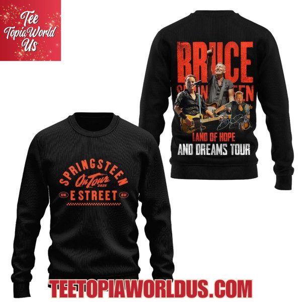 Bruce Springsteen Land Of Hope And Dreams Tour 2025 T-Shirt, Hoodie