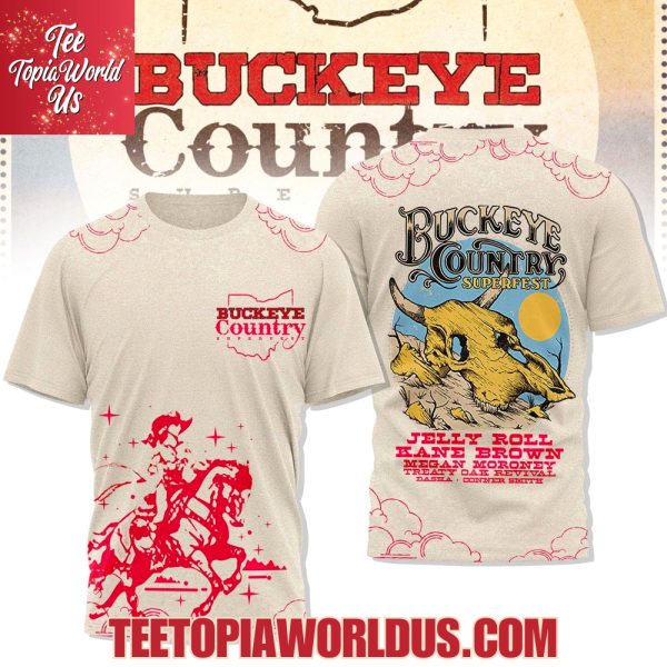 Buckeye Country Superfest 2025 TShirt, Hoodie