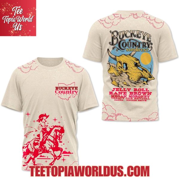 Buckeye Country Superfest 2025 TShirt, Hoodie
