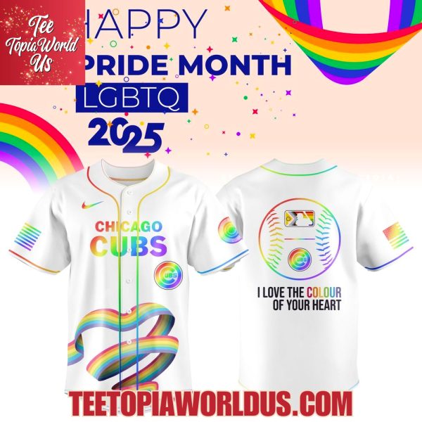 Chicago Cubs x Pride Month 2025 Baseball Jersey