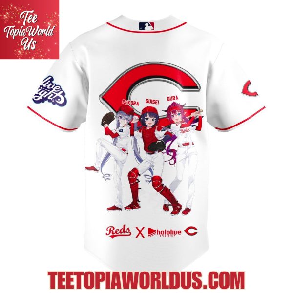 Cincinnati Reds x Hololive Night Collaboration Jersey