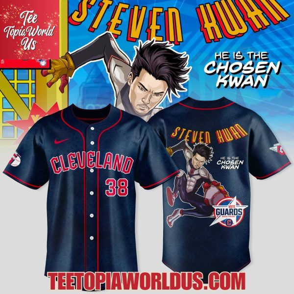 Cleveland Guardians Power All-Star e Is The Chosen Kwan Navy Jersey