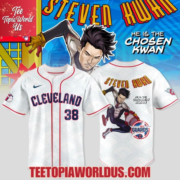 Cleveland Guardians Power All-Star e Is The Chosen Kwan White Jersey