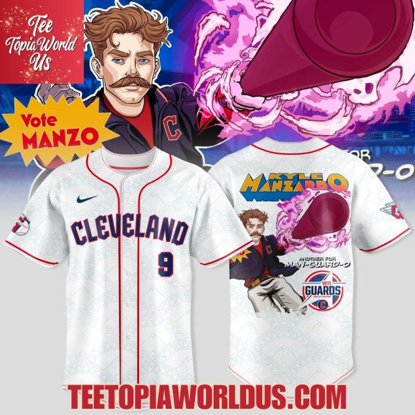 Cleveland Guardians Power All-Star Vote Manzo White Jersey