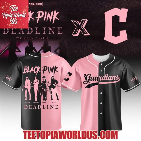 Cleveland Guardians x Blackpink Deadline World Tour 2025 Basseball Jersey