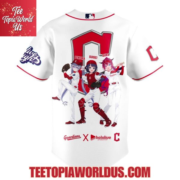 Cleveland Guardians x Hololive Night Collaboration Jersey