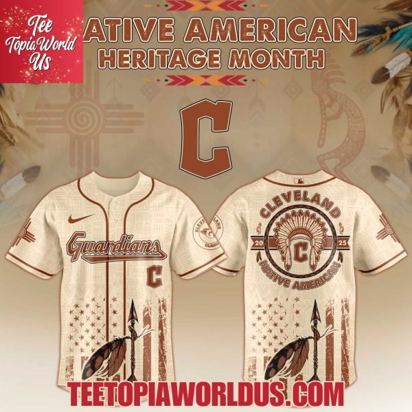 Cleveland Guardians x Native American Heritage Month Limited Edition Jersey 2025