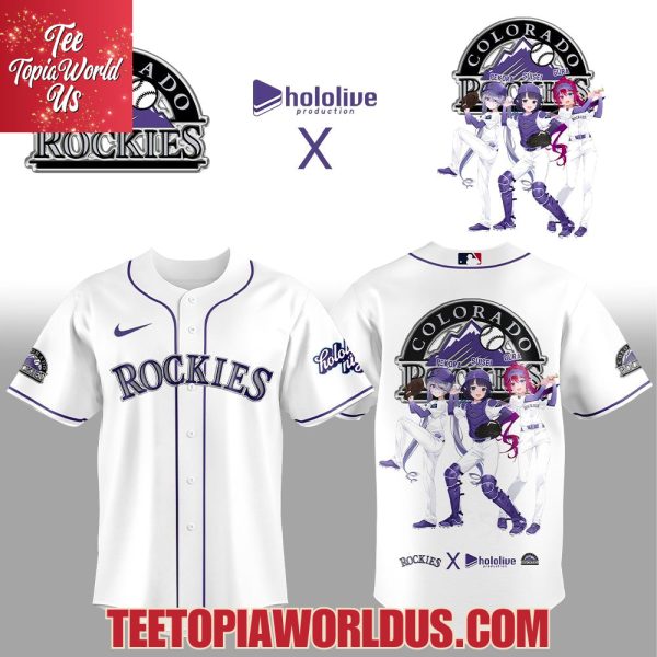 Colorado Rockies Hololive Night Collaboration Jersey