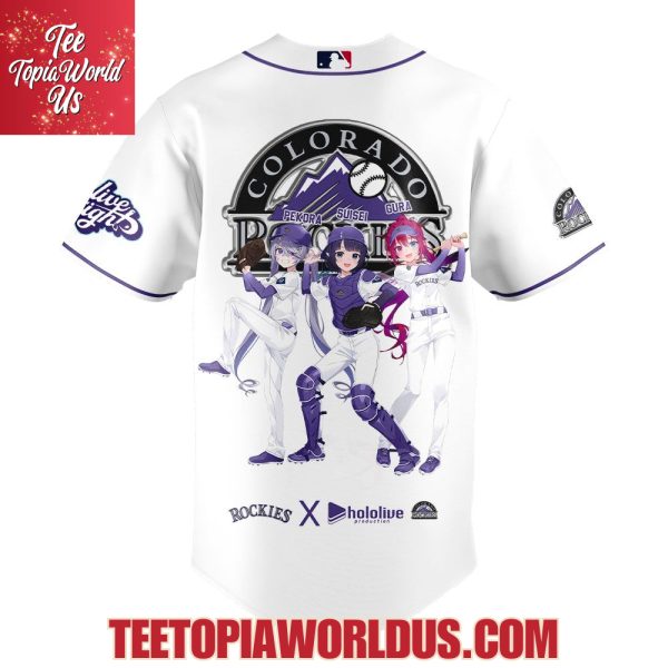 Colorado Rockies Hololive Night Collaboration Jersey