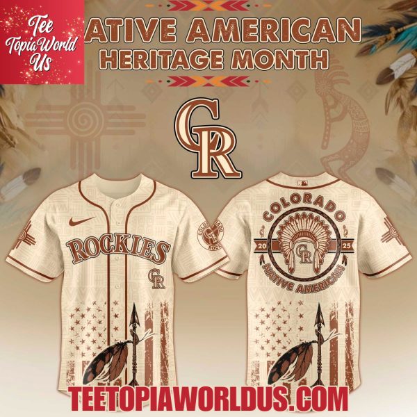 Colorado Rockies x Native American Heritage Month Limited Edition Jersey 2025