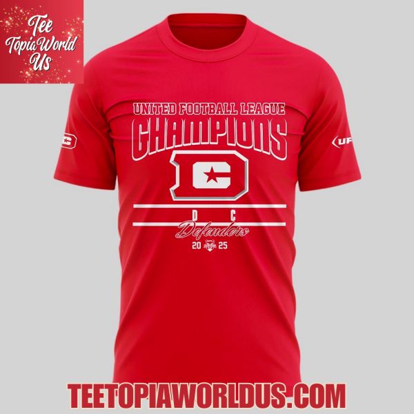 DC Defenders Champions United Football League 2025 Season T-Shirt, Hoodie, Cap