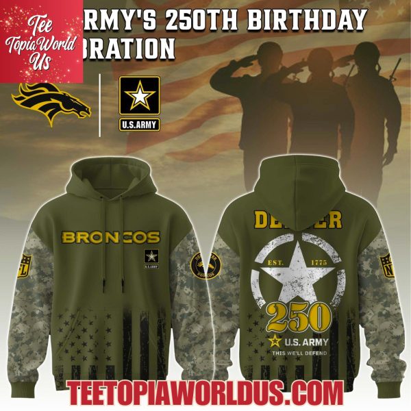 Denver Broncos NFL x 250 U.S. ARMY Hoodie