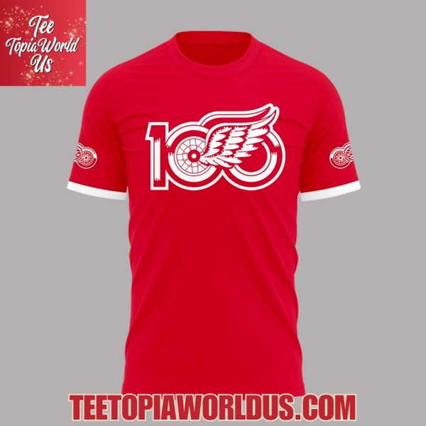 Detroit Red Wings 100th Anniversary T-shirt, Hoodie