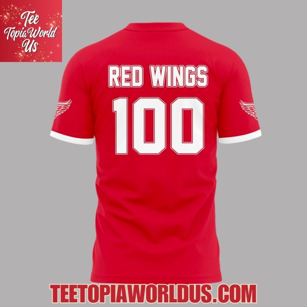 Detroit Red Wings 100th Anniversary T-shirt, Hoodie