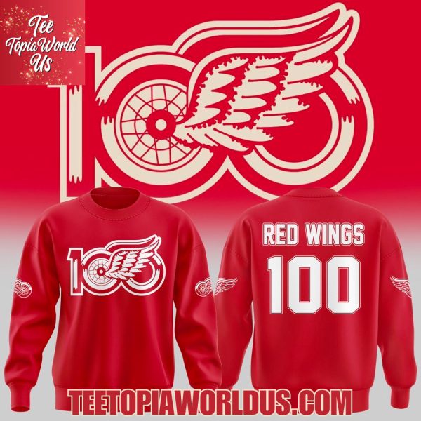 Detroit Red Wings 100th Anniversary T-shirt, Hoodie