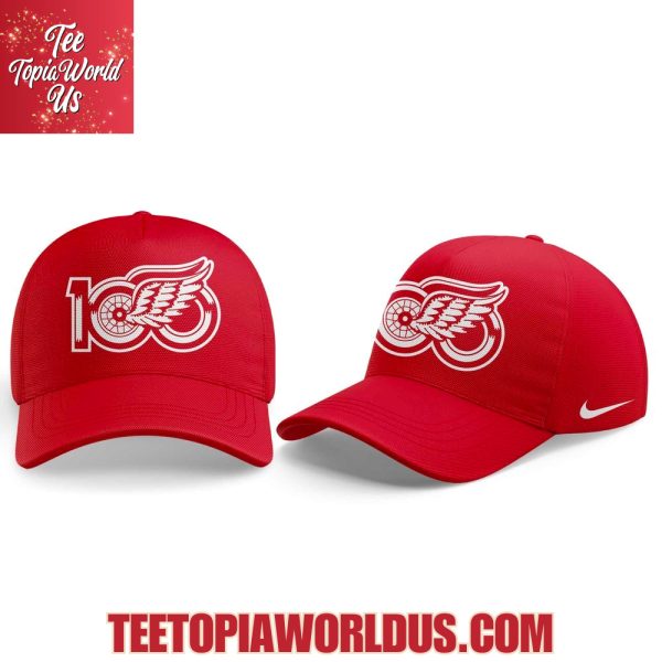 Detroit Red Wings Centennial Uniform Retro Hoodie