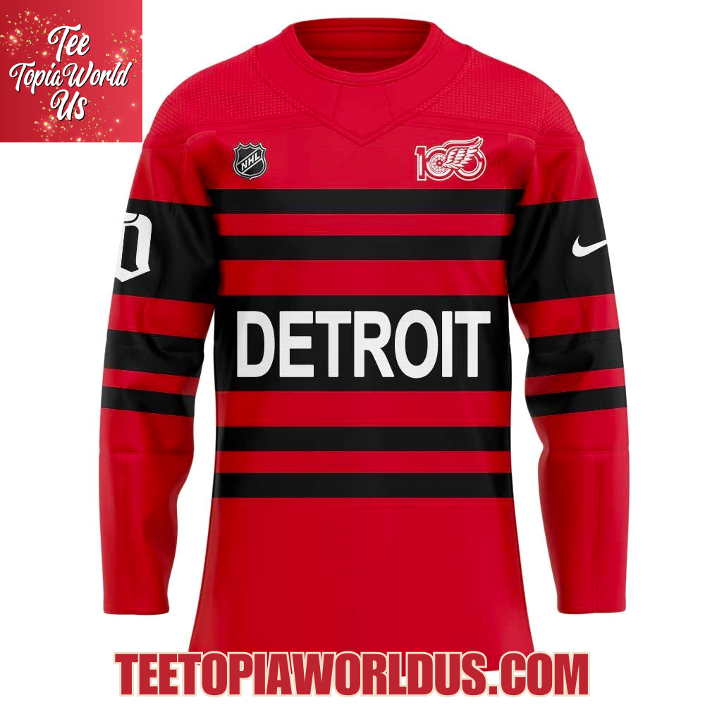 Detroit Red Wings Centennial Uniform Retro Jersey Detroit Red Wings Centennial Uniform Retro Jersey