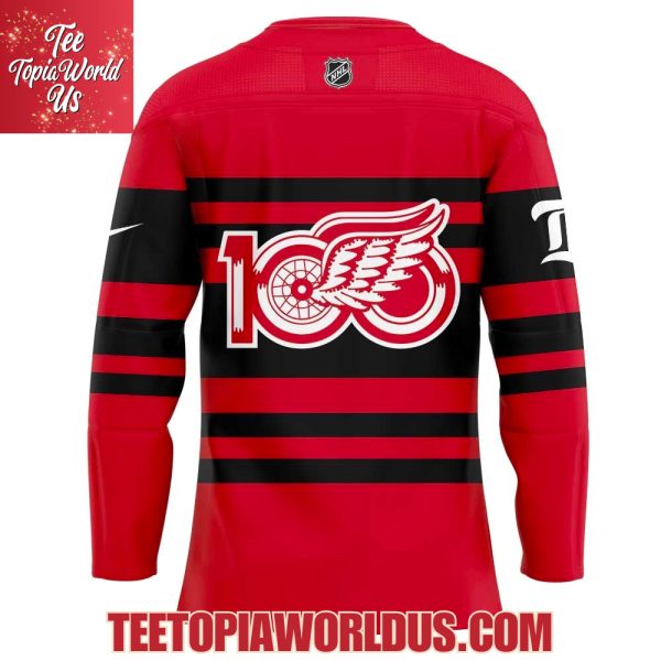 Detroit Red Wings Centennial Uniform Retro Jersey