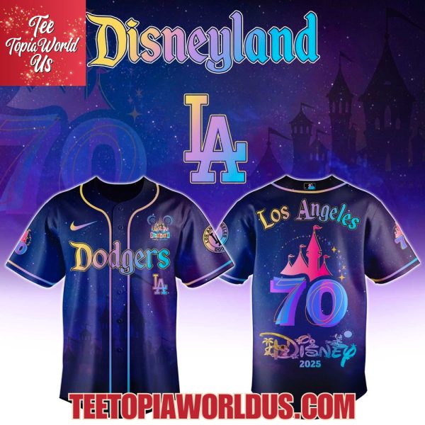 Disneyland 70th Anniversary x Dodgers 2025 Special Edition Jersey