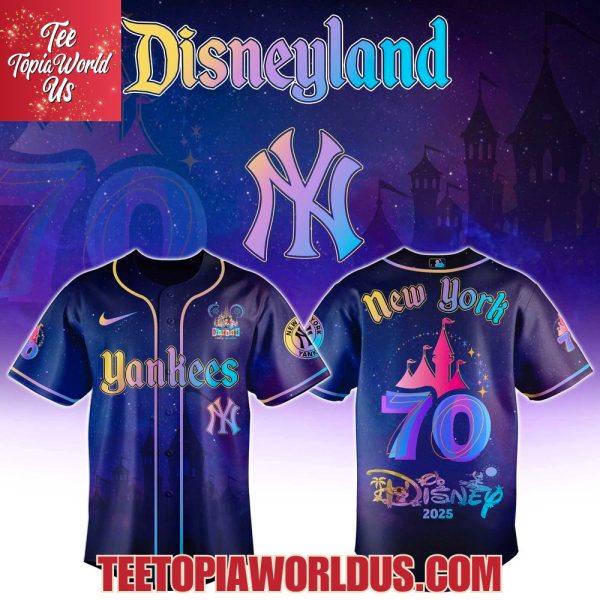 Disneyland 70th Anniversary x Yankees 2025 Special Edition Jersey