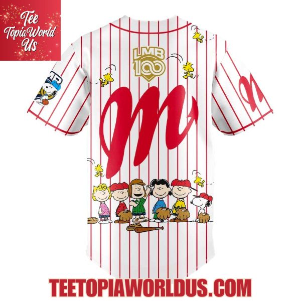 Edición limitada Sultanes de Monterrey x 100 Años De Historia Peanuts Jersey