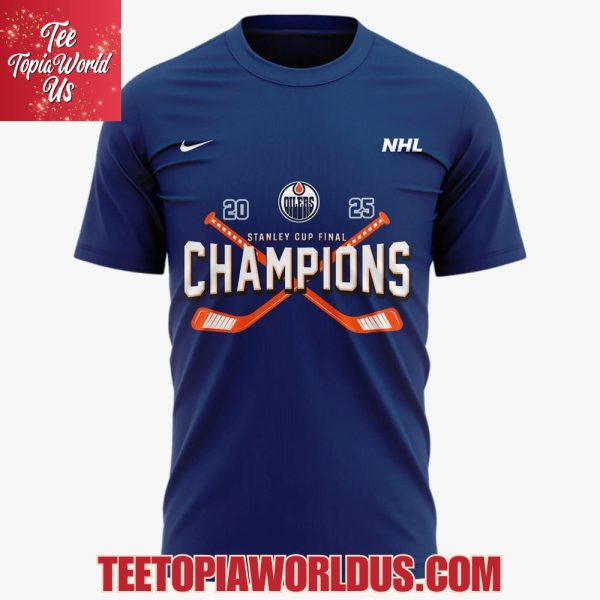 Edmonton Oilers 2025 Stanley Cup Final Champions T-Shirt, Hoodie, Cap