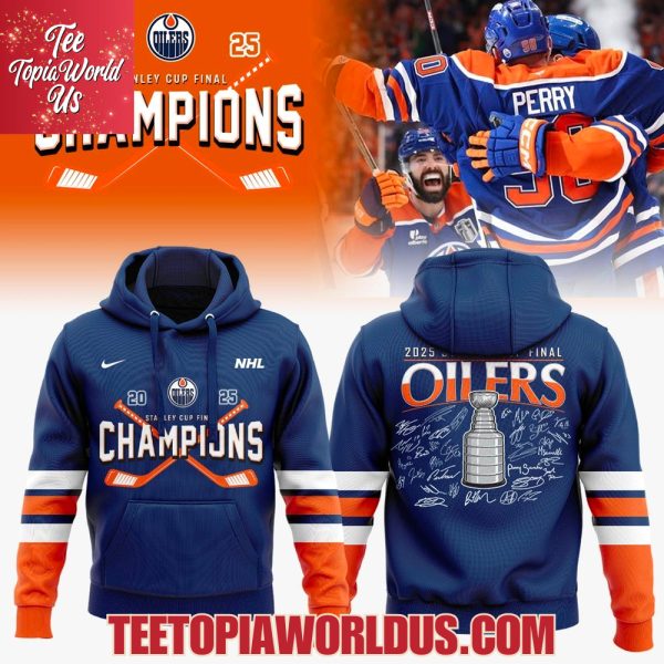 Edmonton Oilers 2025 Stanley Cup Final Champions T-Shirt, Hoodie, Cap