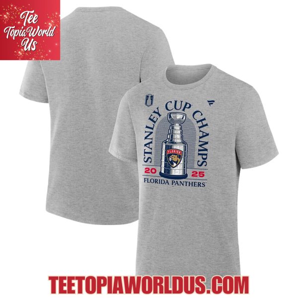 Florida Panthers 2025 Stanley Cup Champs Locker Room Tee