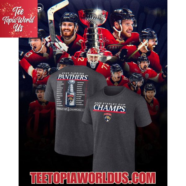 Florida Panthers 2025 Stanley Cup Champs Shirt