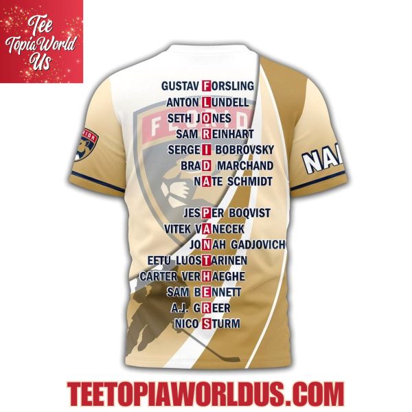 Florida Panthers Back To Back 2025 Stanley Cup Champions 3D Shirt