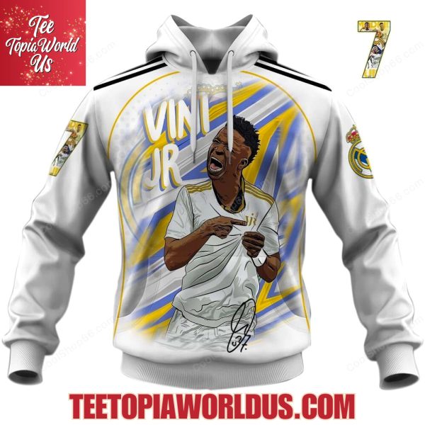 Go, our Black Lightning! Vini Jr – Hala Madrid Hoodie