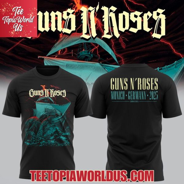 Guns N’ Roses Munich Germany 2025 T-Shirt, Hoodie, Cap