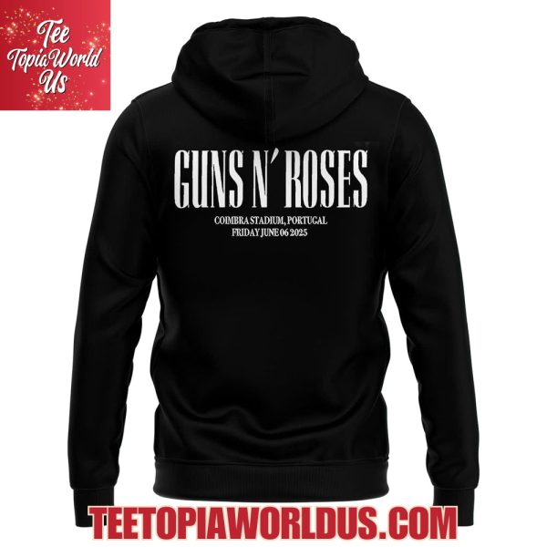 Guns N’ Roses World Tour to Portugal 2025 Hoodie, Cap