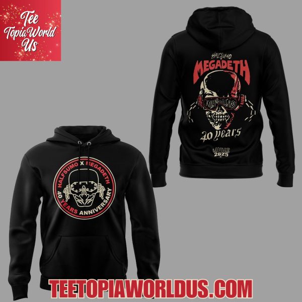 Half Sumo x Megadeth 40 Years T-Shirt, Hoodie