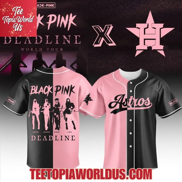 Houston Astros x Blackpink Deadline World Tour 2025 Basseball Jersey