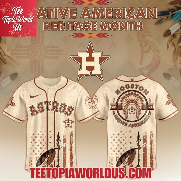Houston Astros x Native American Heritage Month Limited Edition Jersey 2025