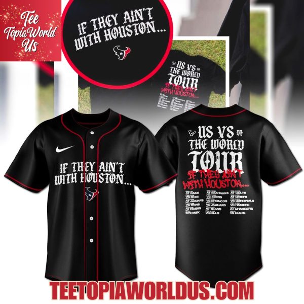 Houston Texans VS The World Tour 2025 Baseball Jersey