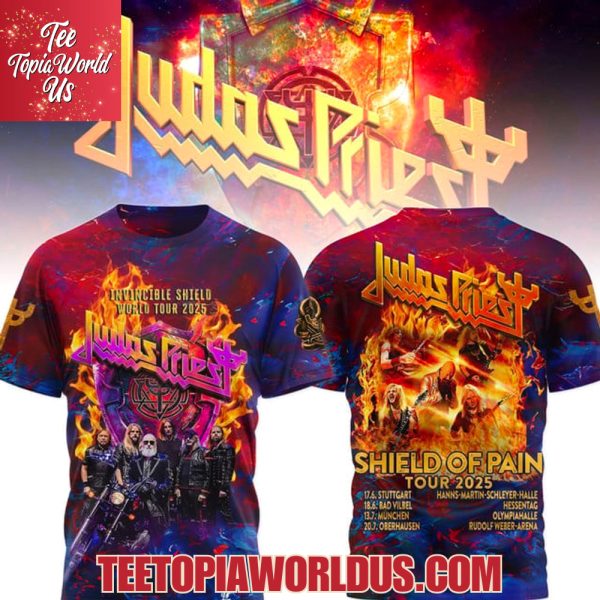 Judas Priest Shield Of Pain Tour 2025 T-Shirt, Hoodie