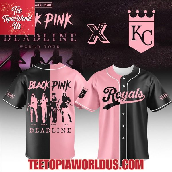 Kansas City Royals x Blackpink Deadline World Tour 2025 Basseball Jersey