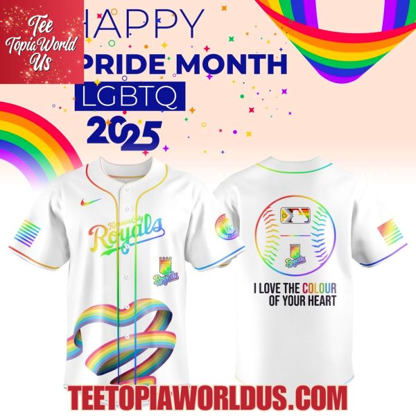 Kansas City Royals x Pride Month 2025 Baseball Jersey