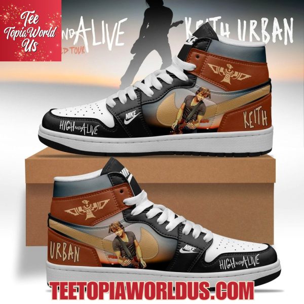 Keith Urban High And Alive World Tour Air Jordan 1, Hightop