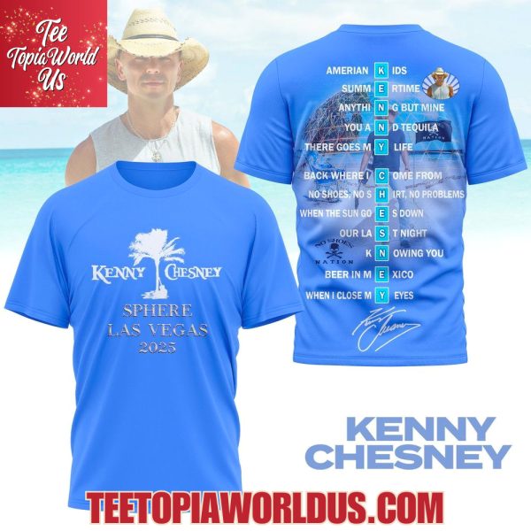Kenny Chesney Sphere Las Vegas 2025 T-Shirt