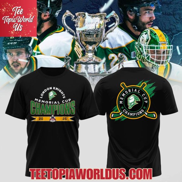 Knights Reign Supreme 2025 Memorial Cup Champions Green Black, Hoodie, Cap