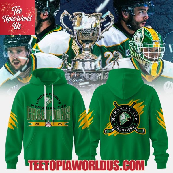 Knights Reign Supreme 2025 Memorial Cup Champions Green T-Shirt, Hoodie, Cap