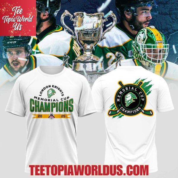 Knights Reign Supreme 2025 Memorial Cup Champions T-Shirt, Hoodie, Cap