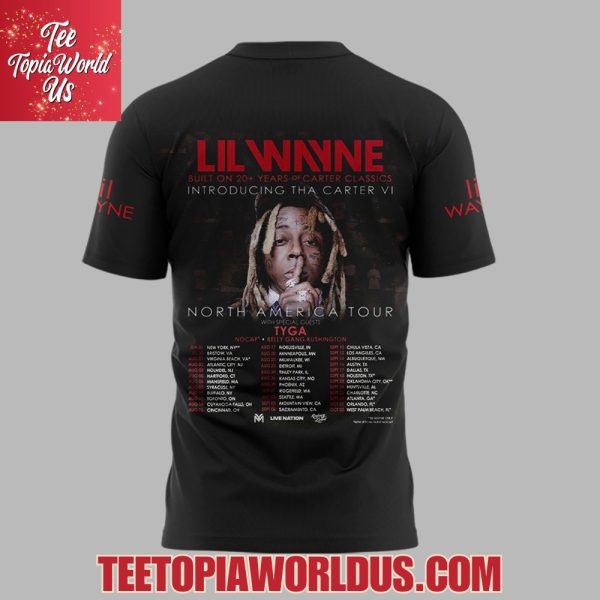 Lil Wayne North American Tour 2025 T-Shirt, Hoodie