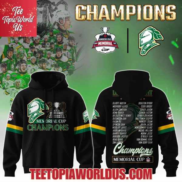 London Knights Champions Memorial Cup 2025 T-Shirt, Hoodie, Cap