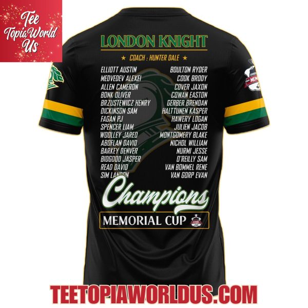 London Knights Champions Memorial Cup 2025 T-Shirt, Hoodie, Cap