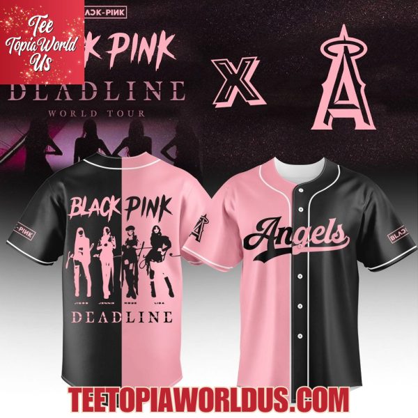 Los Angeles Angels x Blackpink Deadline World Tour 2025 Basseball Jersey